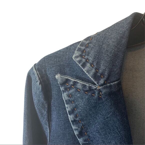 Walter by Walter Baker 3 Button Denim Blazer Size Small - Picture 4 of 6